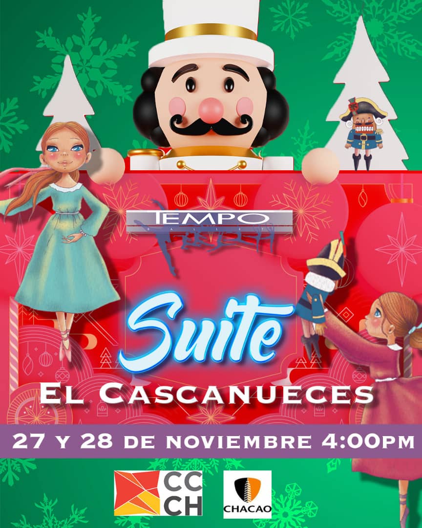 Vuelve el clásico navideño para cerrar el año con toda la magia del cuento de Hoffmann y uno de los grandes títulos de P. I. Tchaikovsky. 
Las entradas podrás adquirirlas los días 24, 25 y 26 noviembre en un horario de 2:00pm a 6:00pm en el Teatro o los días de función.