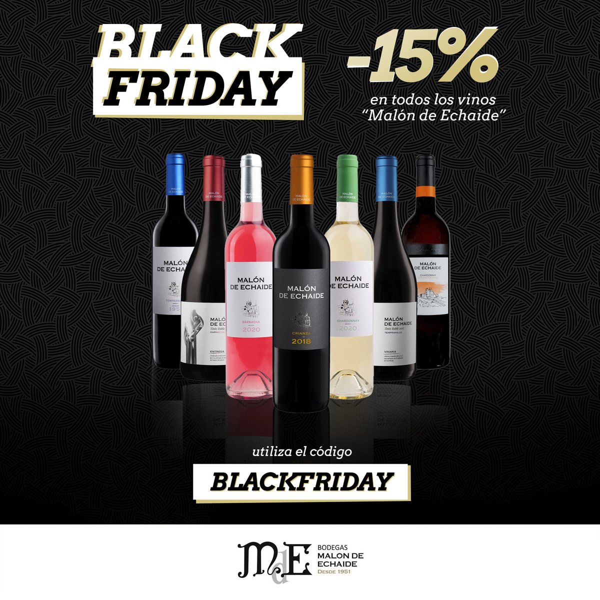 MalondeEchaide's tweet photo. #BLACKFRIDAY en Malón de Echaide! Utiliza el código BLACKFRIDAY en nuestra web para disfrutar de un 15% en todos los vinos "Malón de Echaide". 🖤🍷

→ https://t.co/DSqXW3aBI4
#malondeechaide #vino #winelovers #oferta #descuento #blackfridaywine #winefriday https://t.co/prKayCJLFx