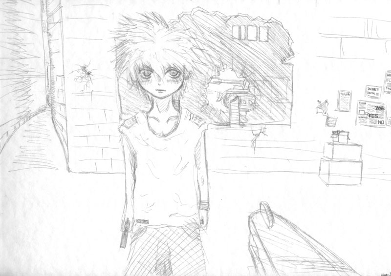 10代の頃の絵が出てきた 