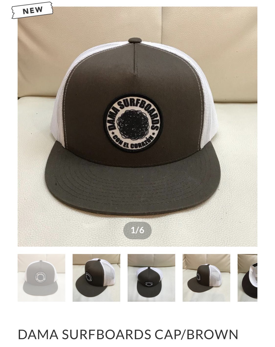 DAMA SURFBOARDS CAP 木村拓哉さん愛用 ブラック