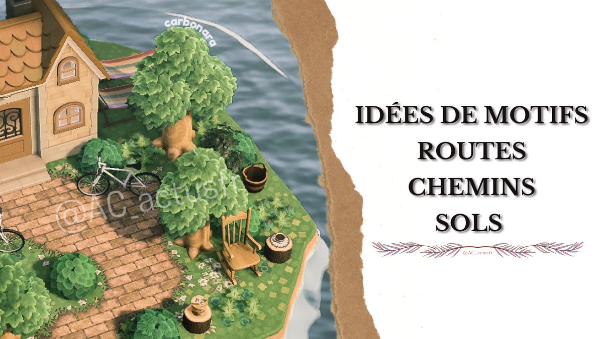 ▿ Idées de Motifs #ACNH ▿

Voici une liste d'idées de motifs routes, chemins et sols qui pourraient vous inspirer !

Thread ⬇️