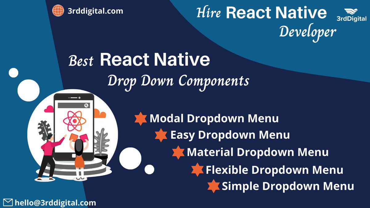 3rd_digital's tweet photo. Best React Native Drop Down Components

Read Detail: https://t.co/G8pUDtF8yQ

#3rddigital #ReactNative #React #Hire #App #Application #Native #HireReactNativeDeveloper 
#MobileApp #MobileApplication #ReactNativeApp #MobileAppDevelopment #CrossPlatform 
#ReactNativeDeveloper https://t.co/lWDW1c3rSz
