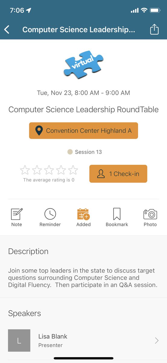 One more chance to hear from this group of #CSForNY Leaders at #NYSCATE21 about computer science in NY state

8am today: Computer Science Leadership Roundtable in Convention Center Highland A &amp; Virtual

W/ <a href="/lsudol/">Leigh Ann DeLyser</a> <a href="/ljblank/">Lisa Blank</a> <a href="/smilelearning/">Laurie Guyon 🐘</a> @CameronFadjo <a href="/WhyMaker/">WhyMaker | Designing the Future of Education</a> #CSForALL #CSK8