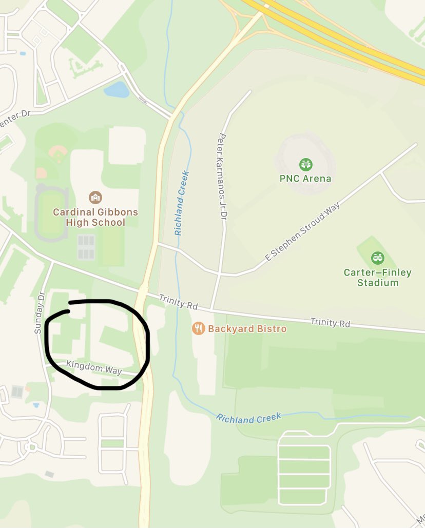 CrownedPrinceHC's tweet photo. PSA: My crew is setting up in the CapStrat lot on Friday! In the words of @BDAHT, "don't meet me there beat me there!"
#gotohellstate #goheels https://t.co/JO7S84mzjJ