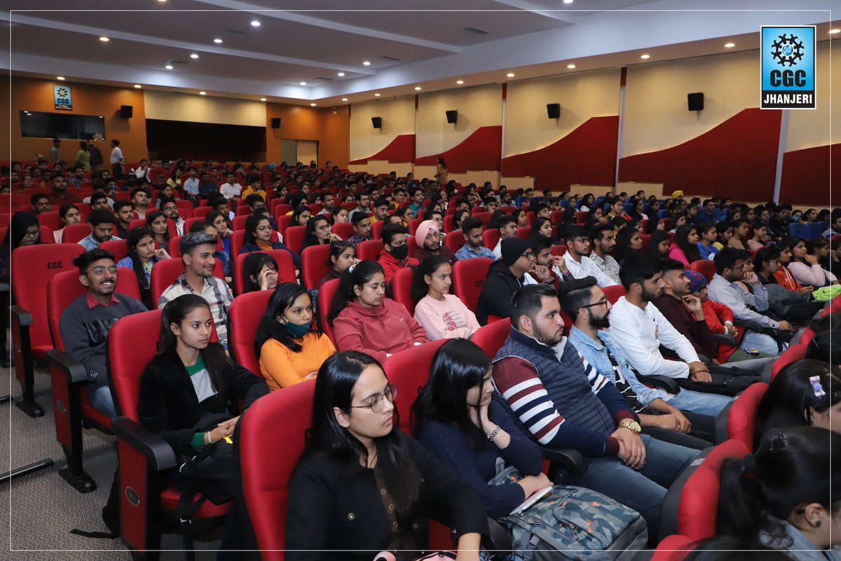 cgcuniversity's tweet photo. Emerging Trends in Banking, Finance & Insurance discussed by Industry experts with CGC Jhanjeri students highlighting Employability factors
#cgcj #cgcjhanjeri #cgcjcampus #cgcjhanjericampus #cgcbeautifulcampus #lifeatcgc https://t.co/bo2xEyynUx