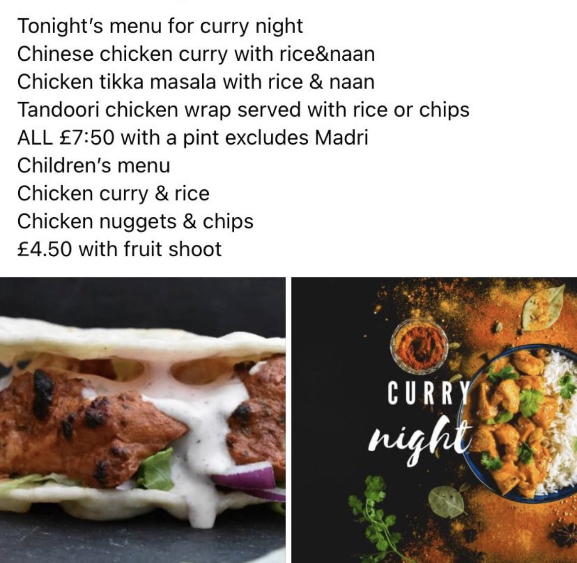 HeartyFellow's tweet image. Champions League football is back and heres our menu for tonight’s curry night 🍛🍻⚽️