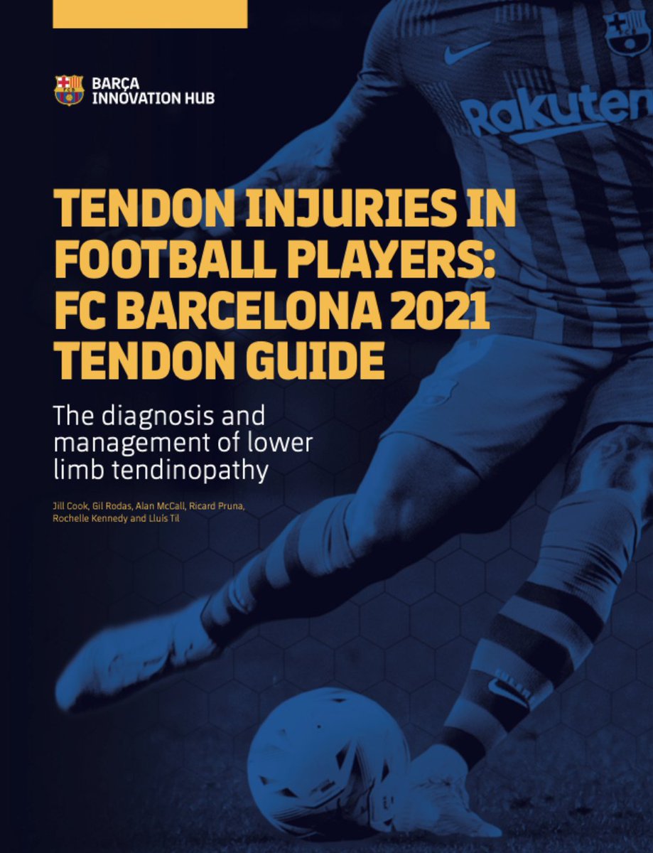 SportScience_IG's tweet photo. Nieuw! De FC Barcelona Tendon Guide 2021. Hier een exclusieve preview. Met bijdrage van @MichelBrink & @HansZwerver. Meer info: https://t.co/NucMROaZMP #FootballScienceGroningen #FootballScienceCapital https://t.co/aRfrFd1nKo
