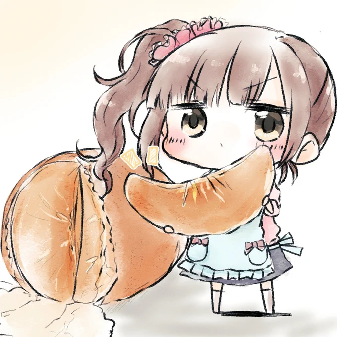 みかん剥いてくれるぷち響子ちゃん 