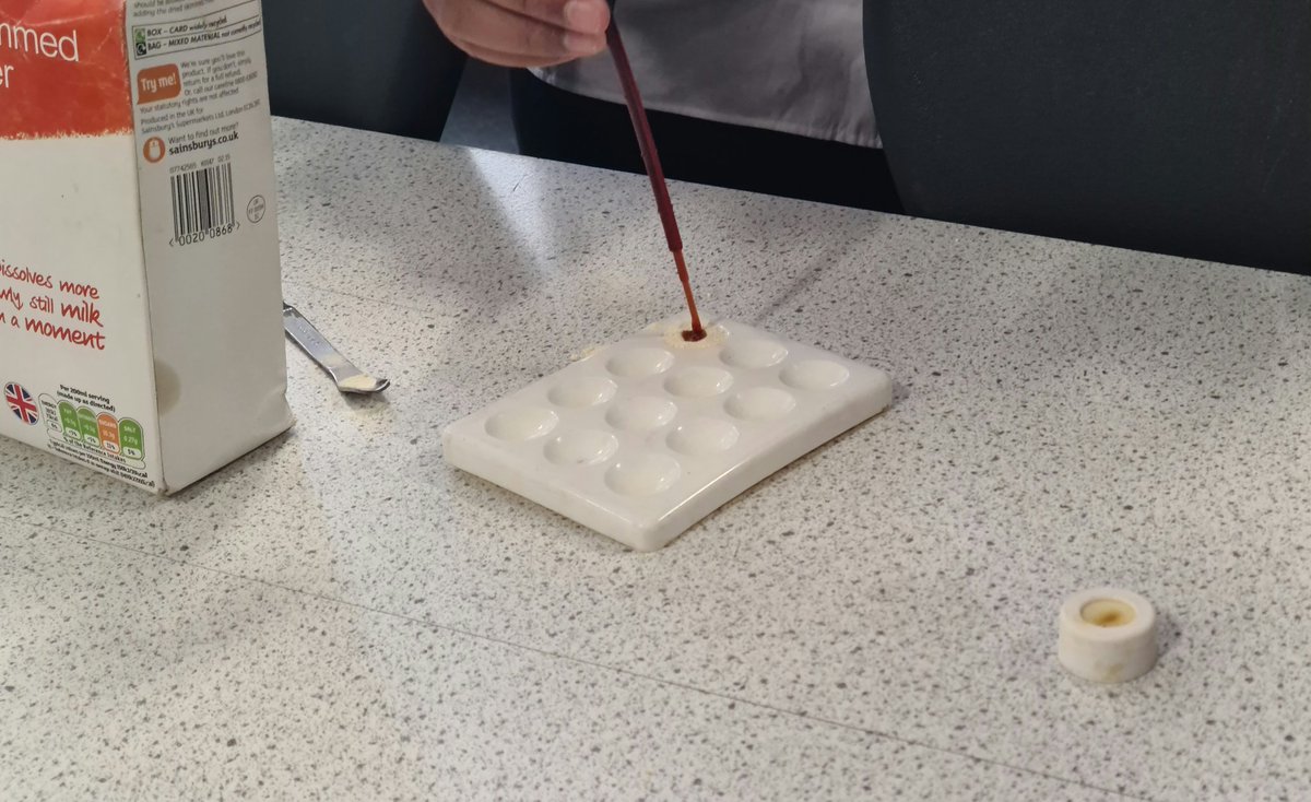 CCHS_Learns's tweet photo. S2 were completely engaged in their iodine-starch test experiments this morning, after a great demonstration by their teacher. 🥽🤩 @craigiescience @CCHSEdinburgh @HTCraigroyston https://t.co/Q0qjOQfGvK