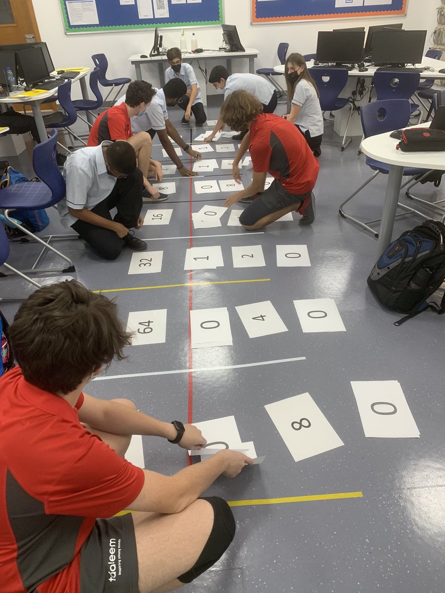 A practical demonstration of the binary and hexadecimal number systems for Year 10 today. <a href="/DubaiBritishJP/">DBS Jumeirah Park</a> #beginsatdbsjp #proudlytaaleem