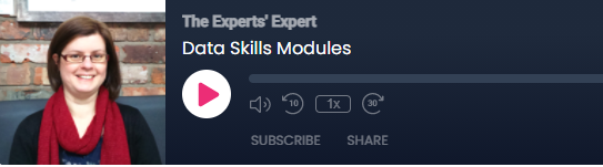 UKDataService's tweet photo. Want to find out more about our new interactive #DataSkillsModules? Catch this discussion with our training manager @SarahKingHele. Find out how these modules were created, who they’re aimed at, and how they can help you develop your #DataSkills.
https://t.co/07Z3BHfG4o https://t.co/bKWvAyiWI5