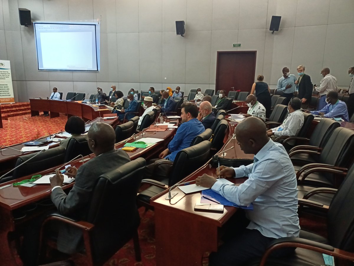 auggwi's tweet photo. #GreatGreenWall 6th Regional Steering Committee Meeting on theme "Enhancing Broad-based Synergies &amp; Partnership for Effective Implementation" begins today in Djibouti together with Member states, partners and @AfDB_Group @UNDP @1_billiontrees @theGEF @UNEP @ICRAF @UNCCD @TREEAID https://t.co/Ruue41Lxgf