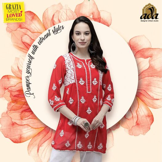 New trend comes with vibrant styles.
#Ada #Adachikan #Chikankari #Handmade #Handembroidery #AdaDesignerChikanStudio #OnlineShopping #LucknowiChikankari #shortkutis #embroideryart #collection #trending #like #november2021 #redandwhite #pamperyourself #pamper #vibrant #vibrantstyle