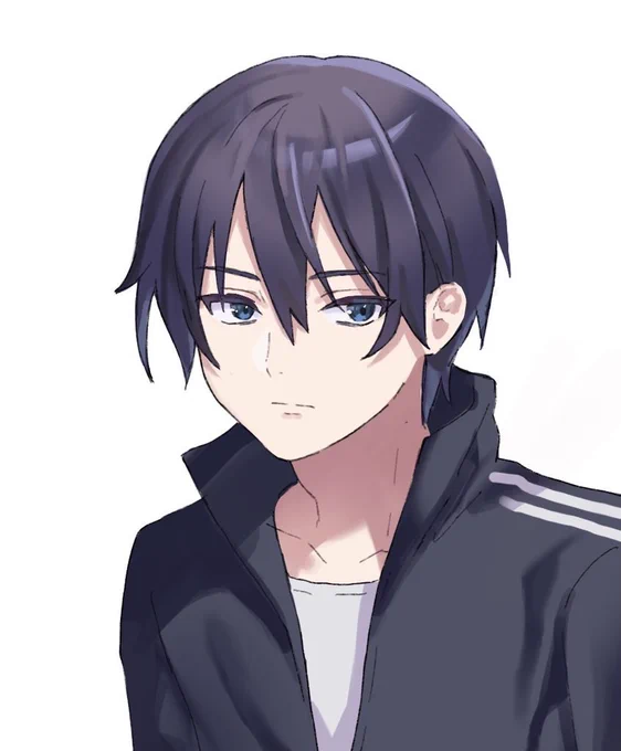 サキュバスとニート、いわんやサキュニーの宣伝!!宣伝っていうか裏話ですが、飼い主の方こと和友は最初に猫屋敷先生から複数デザインを頂きましたそれぞれ本編及び最終盤での髪型に加えて短髪版があります…こちらは高校時代というイメージで考えています何故この顔で童貞なのか(コタのせい) 