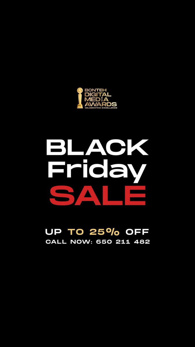 bontehawards's tweet photo. π¨ ITβS BDMA OβCLOCK π π₯ π
WE ARE FAST APPROACHING THE BIGGEST NIGHT OF 2021.
Itβs a no miss event, interested in attending? Get 25% OFF any ticket π Category this Friday.
β° Valid on Friday 26th November till 11:59 PM
#5thBDMA #ancstockinvestment #404chain https://t.co/dyCcz6IL4y