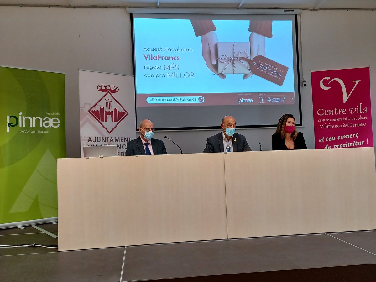 VilafrancaAj's tweet photo. 🆕️ Nova edició de #VilaFrancs, vals amb descompte per a compres en el comerç local de #Vilafranca per la campanya de Nadal 🛍
💰 Novament es podran adquirir fins a 5 vals de 10 euros per persona en què l'usuari sols en pagarà 6. https://t.co/eFEctniKY0