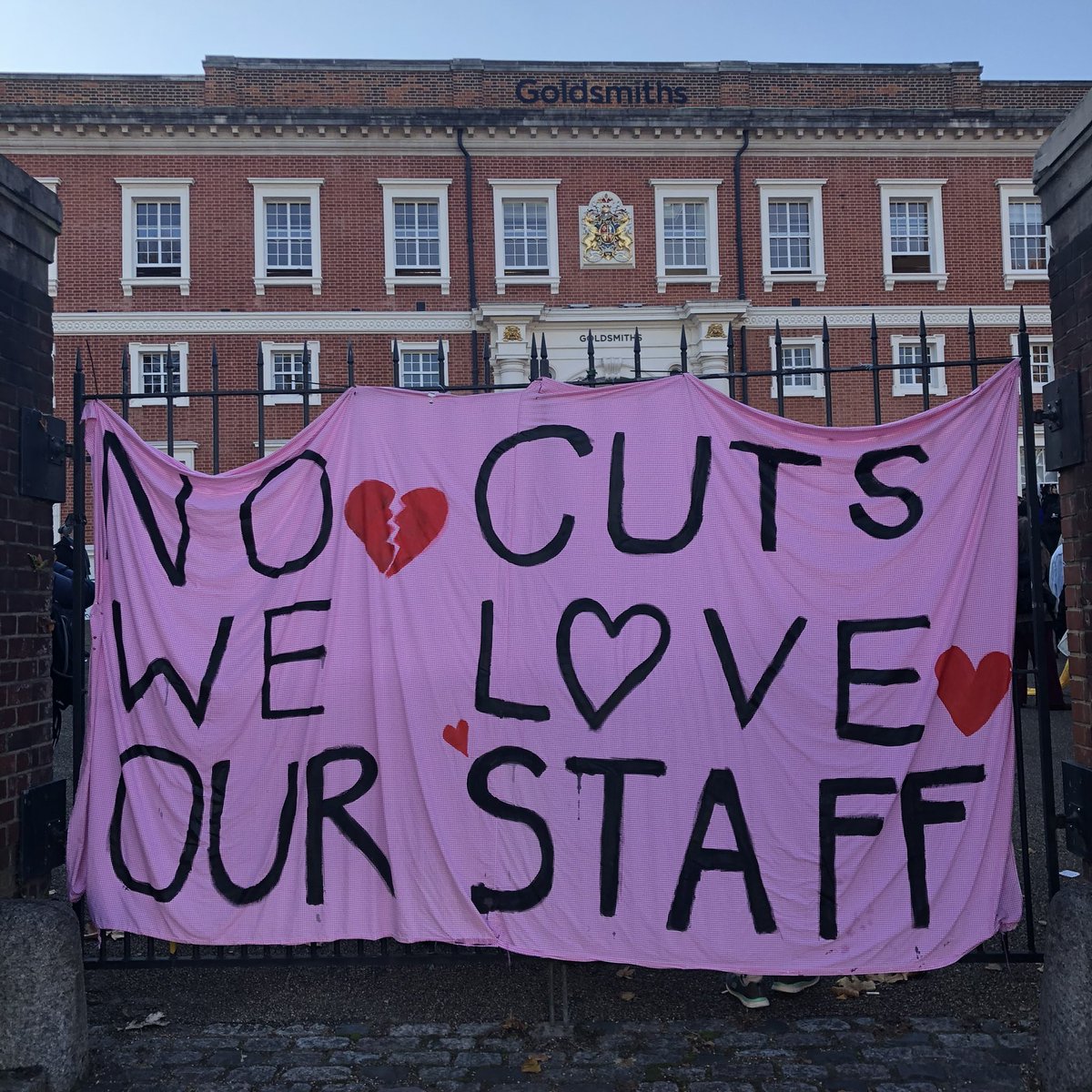 AcademicDiary's tweet photo. Brilliant turn out today at the #GoldStrike rally… the politics of data and measurement being revealed.  The university auditors and the auditors of disability need assessments are part of the corporate conglomerate.  Why the politics of data &amp; measurement  matters. https://t.co/jnciq9xSOy