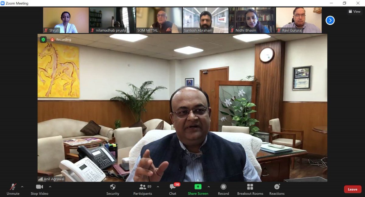 A big thank you to Shri Anil Agrawal (<a href="/anilarch/">Anil Agrawal</a>), <a href="/DPIITGoI/">DPIIT India</a> for gracing the jury &amp; motivating the social #innovators of India. Your participation brings a lot of zeal &amp; enthusiasm to this #initiative, catalyzing positive #Socialimpact.
#TechForGood Awards - Powered by <a href="/CGI_Global/">CGI Global</a>