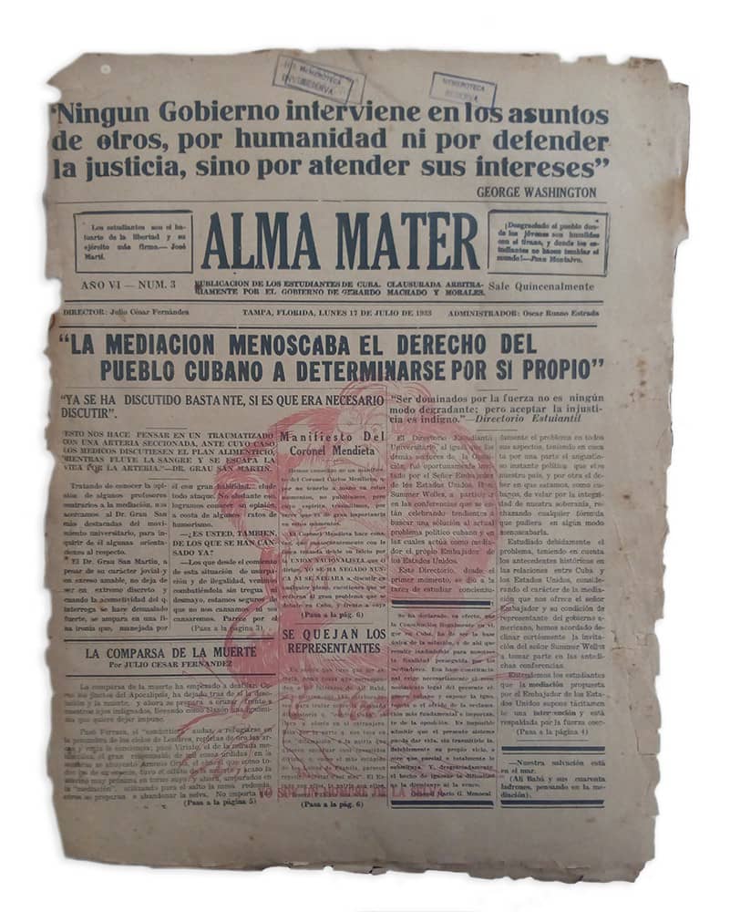 Acaba de cumplir 99 años la revista joven más antigua de #Cuba: @AlmaMater_Rev , la de Mella y los universitarios revolucionarios de todas las épocas. Feliz aniversario. Honren siempre a sus fundadores. #CubaVive