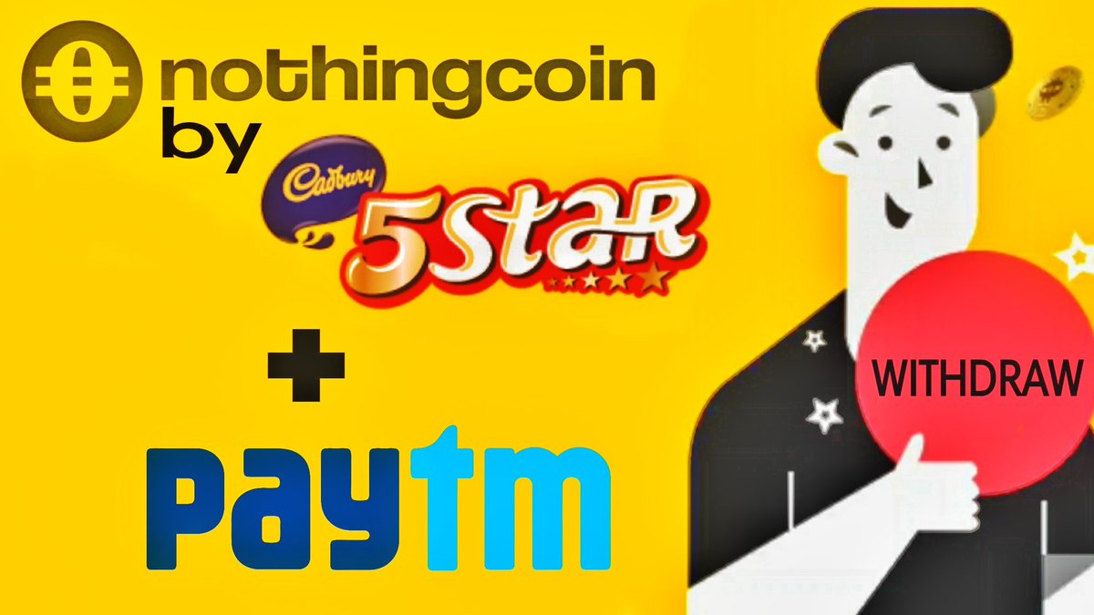 dopetechfever's tweet photo. The 5Star NothingCoin can now be withdrawn to Paytm! https://t.co/GSENqycMIP
#nothingcoin #5star https://t.co/CoqJ2xPcLG
