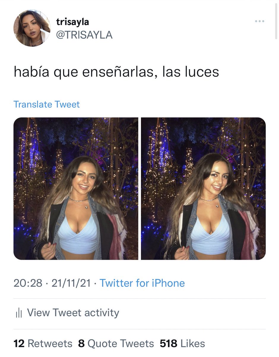 TRlSAYLA's tweet photo. “Las tetas las enseñas siempre, 
cacho guarra” 💀 https://t.co/J9qODq67jM