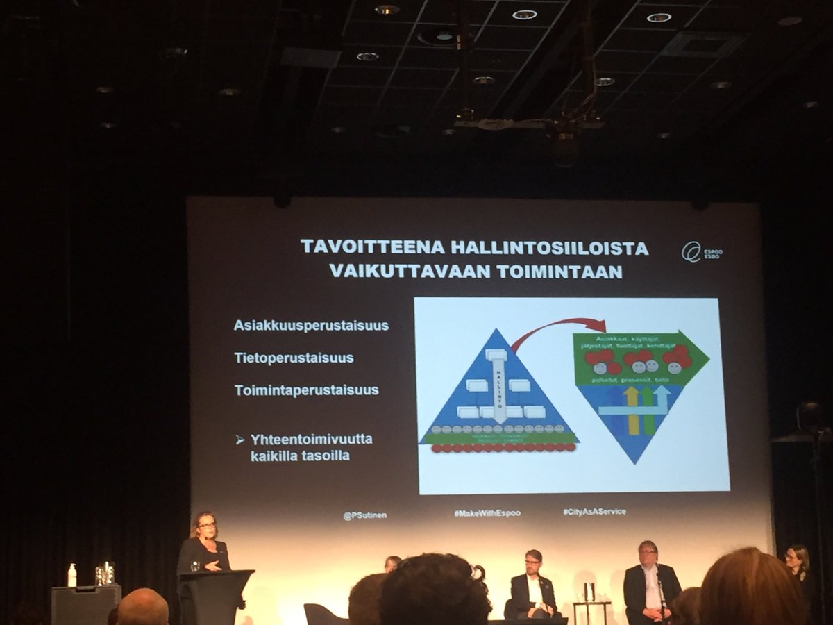 PWollsten's tweet photo. @PSutinen : #yhteentoimivuus lähtee toiminnasta. Pelkkä tietoperustaisuus ei riitä. #tietopolitiikka #johtaminen https://t.co/5N8Lykk23m
