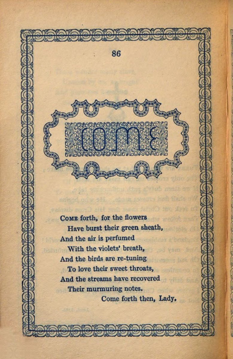 BLprintheritage's tweet photo. Victorian #typography is not everyone’s cup of tea; but, this piece of printing from 1846 is pretty special. Printed in blue ink, the pages have beautiful ornamental borders and feature pretty decoration. The insertion of text into this piece is especially striking and unusual! https://t.co/2ZwPVO7gI2