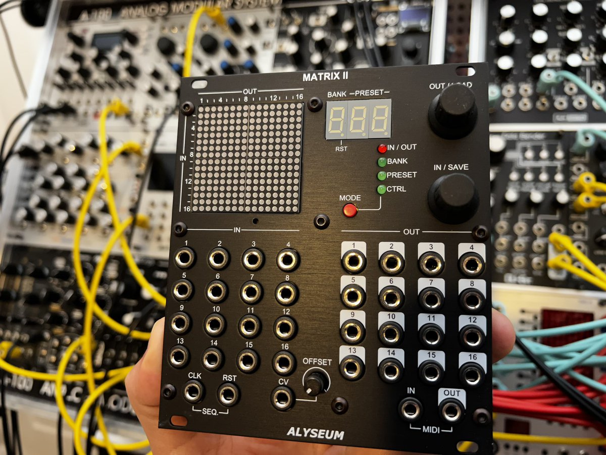 “The Matrix Reloaded!”
#eurorack #modularsynth #synth #electronicmusic