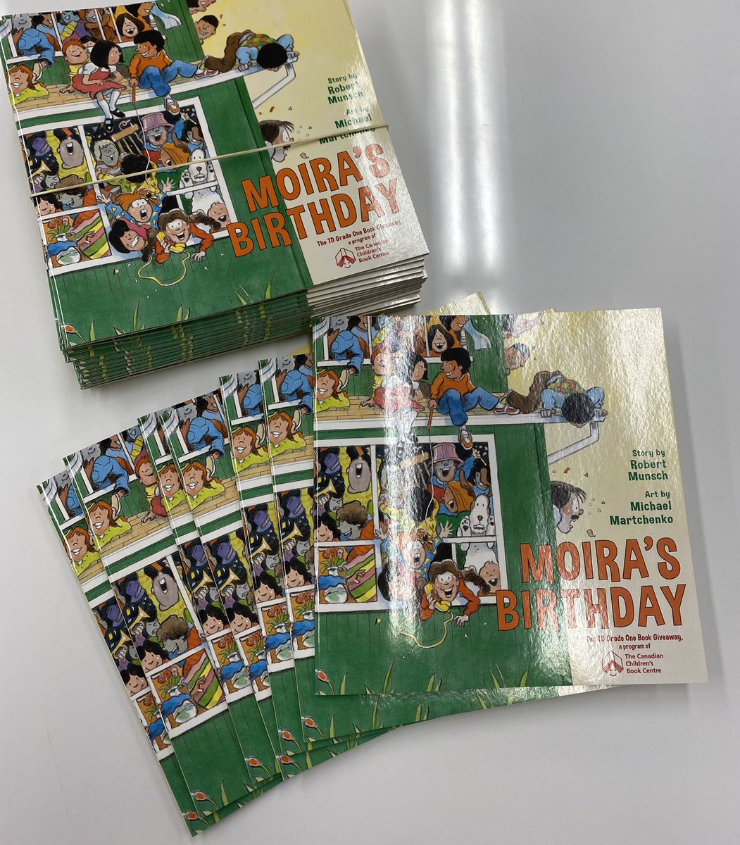 A special thank you to <a href="/mississaugalib/">Mississauga Library</a> for providing our Grade 2 students with copies of Moira’s Birthday by Robert Munsch. <a href="/sherwoodmillsps/">Sherwood Mills</a> students did not miss out on the 2020 TD Grade One Book Giveaway! <a href="/TD_Canada/">TD (Canada)</a> <a href="/kidsbookcentre/">The CCBC</a> #grateful #education #readingrocks 📖 🎈🎉
