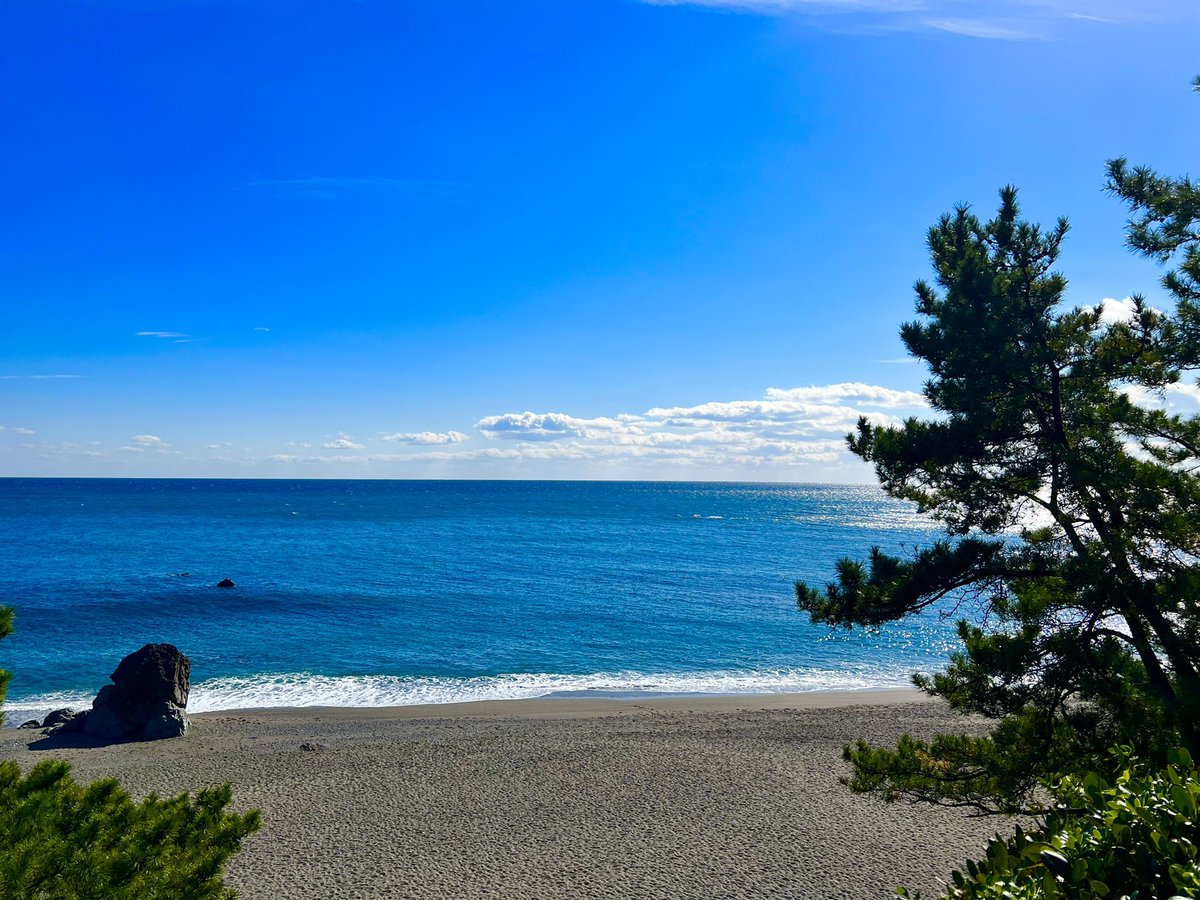 41moreday's tweet photo. 四国初上陸で高知に🌊
白砂青松の地、桂浜 https://t.co/od3SL1kuSP