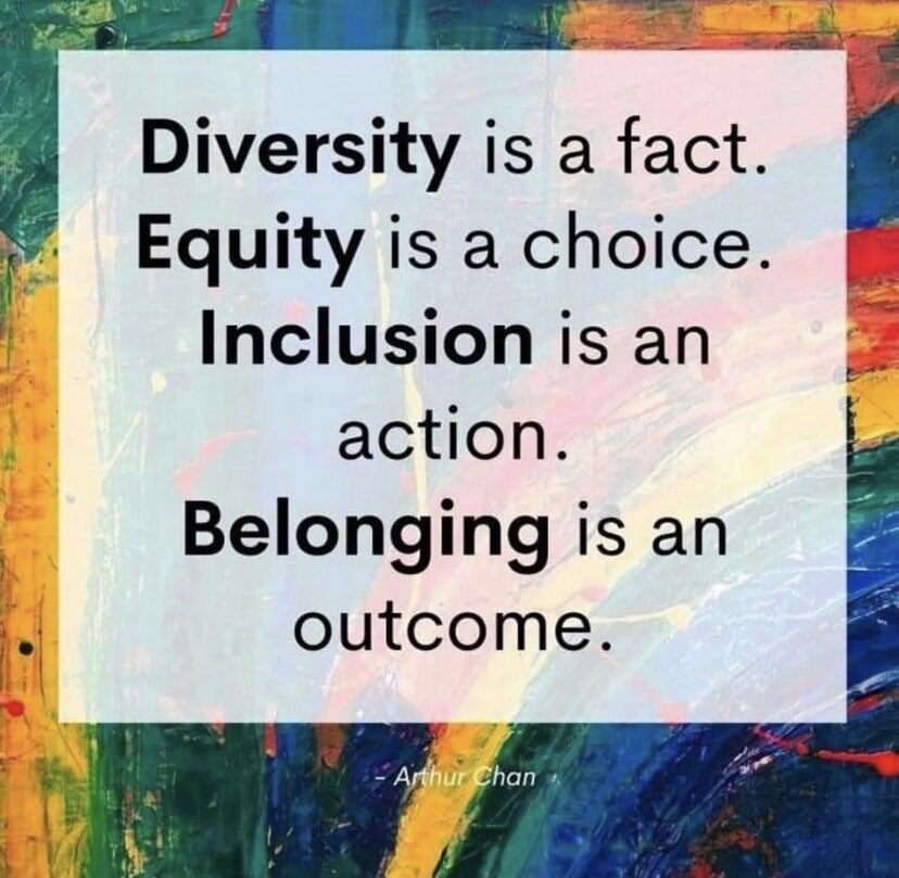 May the “fact” positively influence our “choices” and “actions”, leading to an “outcome” that truly builds a more global community…where ALL feel that they belong!
