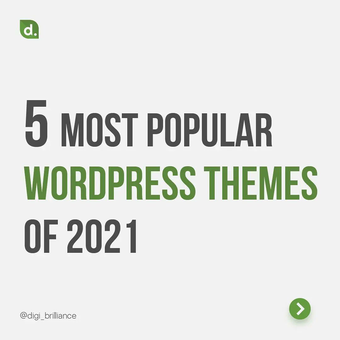 BrillianceDigi's tweet photo. 5 most popular wordpress themes of 2021
.
.
.
.
#digitalmarketing #marketing #socialmediamarketing #socialmedia #business #marketingdigital #branding #seo #instagram #advertising #onlinemarketing #entrepreneur #digital #contentmarketing #marketingstrategy #digitalmarketingagency https://t.co/KkmhvKcg27