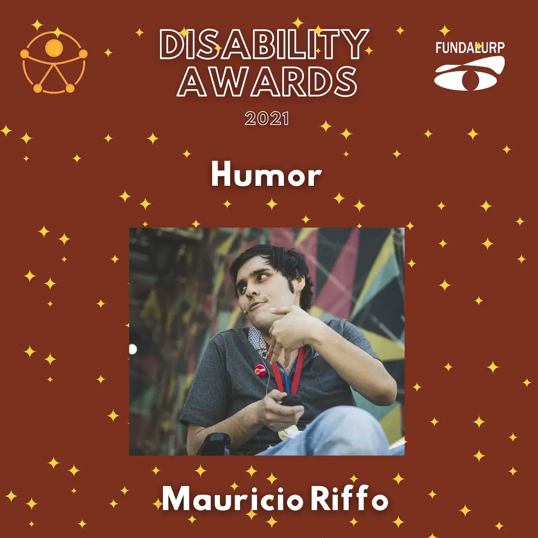 Retinitis_chile's tweet photo. Conoce a los nominados en la categoría Humor en estos primeros #disabilityawards de #Chile. 
Recuerda que puedes votar durante todo Noviembre en https://t.co/K0kJscnCNa por @eileensheacomedy @oskarelunico ó @tenientedan. https://t.co/6zDCvoYLO9