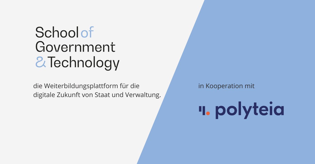 School of Government & Technology tweet media