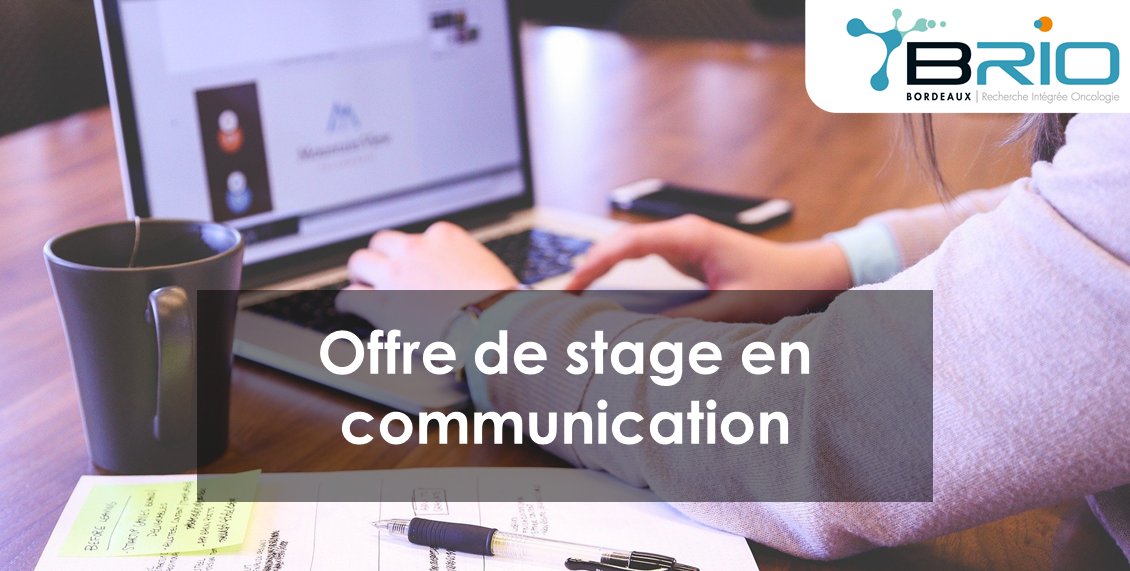Nous recherchons notre futur.e stagiaire en communication pour début 2022 ! 
Poste basé à #Bordeaux, petite équipe, grandes idées et des missions variées en #evenementiel, #communication réseaux sociaux, #web ds le domaine de la recherche sur le #cancer !
siric-brio.com/offre-de-stage…