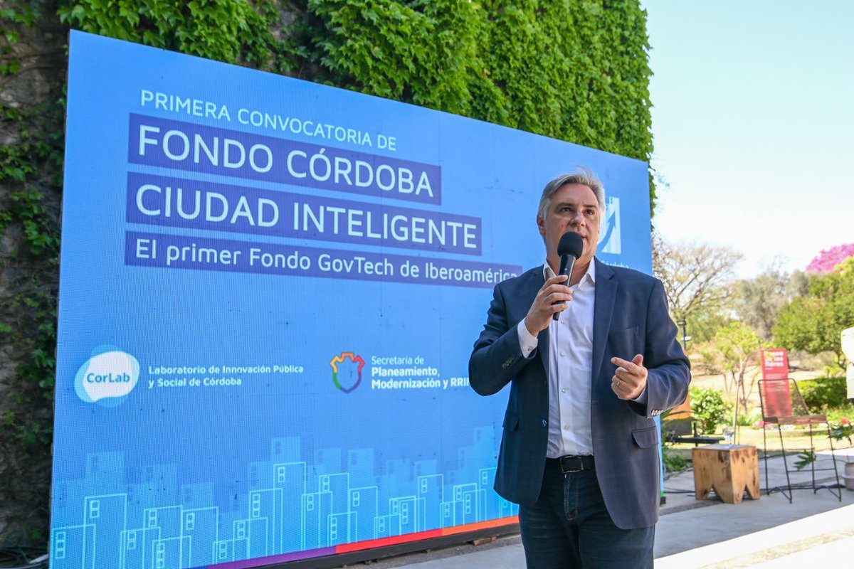 4⃣5⃣ EMPRENDIMIENTOS INNOVADORES QUIEREN SER PARTE DEL “FONDO CÓRDOBA CIUDAD INTELIGENTE”

✅ Con este fondo, buscamos emprendimientos innovadores que nos ayuden en la transformación digital de la ciudad para mejorar la calidad de vida de sus vecinos.