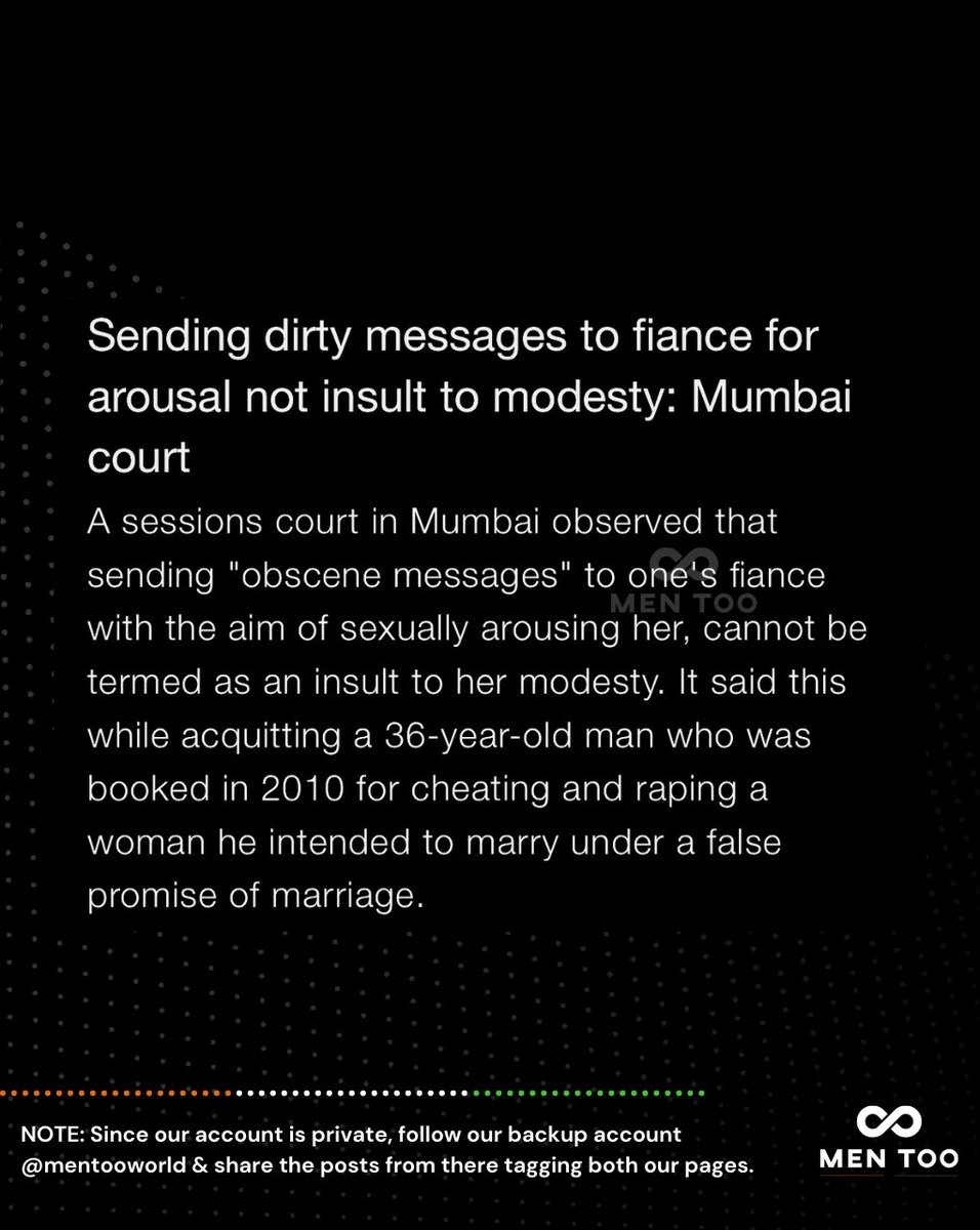 mentooworld's tweet photo. Our judiciary took 10years to pass a verdict in favor of a Men shows how oppressed Men as a gender actually is 😊

#indianlaw #court https://t.co/URxoSAwbAQ
