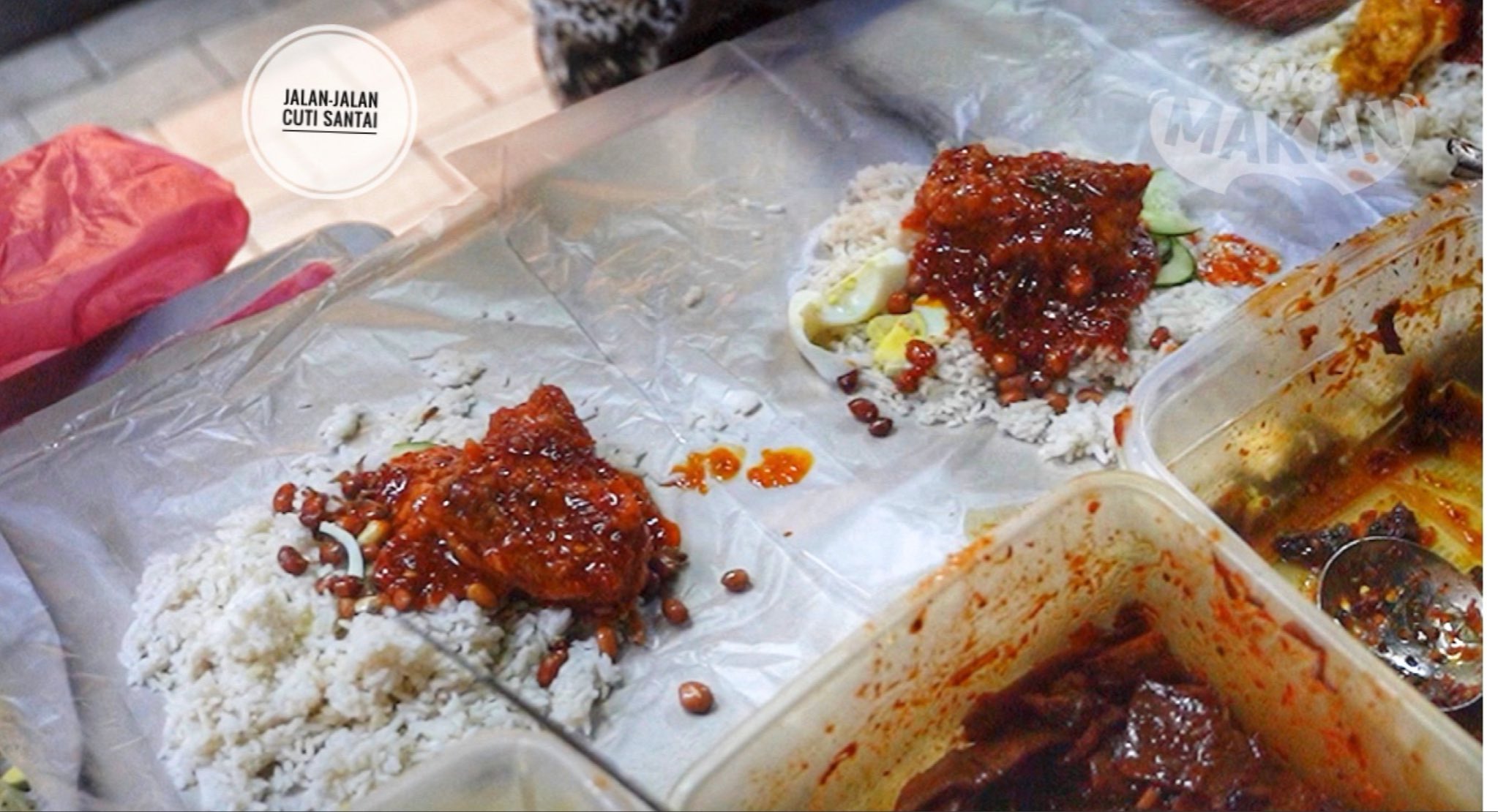 Nasi lemak beratur maluri