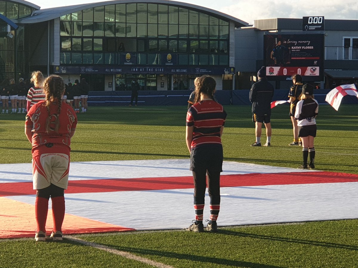 GroveRFC's tweet photo. Really proud of these girls who attended @EnglandRugby #RedRoses game at the weekend where Cate was part of the Guard of Honour.
They loved meeting the players afterwards.
#futurestars #womensrugby #grovepride https://t.co/i9qbmwrC5c