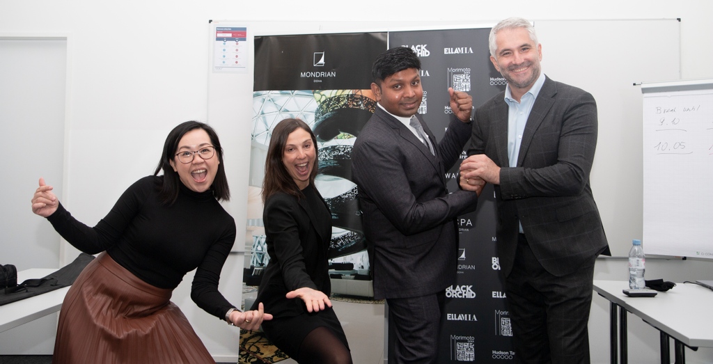 BHMSLucerne's tweet image. We are happy to welcome The Mondrian Doha Hotel as part of our career days organized by B.H.M.S.&apos;s head of internship and careers, Ms Isabel Welter.  
⁠⁠
#BHMS #CareerDays #USinternships #USA #bhmsstudents #internships #career #success