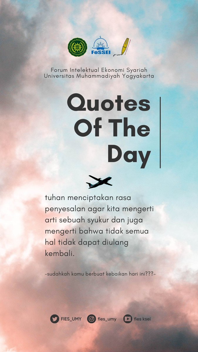 #FIESUMY #SobatFIES #fosseinasional #fosseiyogyakarta  #umyogya #ekonomrabbanibisa