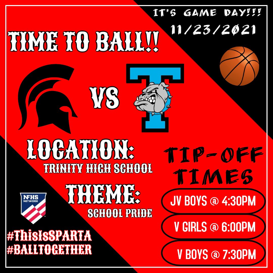 CDHSWBB's tweet photo. ITS GAME DAY! ๐ Come out to Trinity High School to show your support and cheer us on as we kick off our season! #balltogether https://t.co/VTBOiJTV7S
