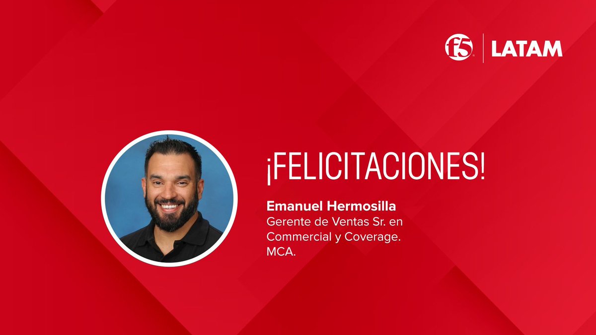 Es un gran placer anunciar que Emanuel Hermosilla ha sido promovido a Sr Sales Manager en los segmentos de Commercial y Coverage en MCA.

💪 ¡Muchas felicitaciones! 🎉
