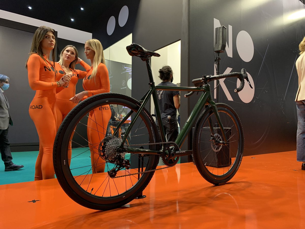 GiulioMasperi's tweet photo. #Noko nuovo brand italiano di #ebike presenta a #Eicma tre modelli di bici elettrica: si chiamano #NokoForza #NokoTempo (urban) e #NokoVulcano (gravel) I dettagli su #GazzettaMotori (stand: Pad. 13 C89) https://t.co/YuGdBjaMI5
