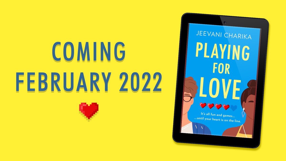 HQ Stories (@hqstories) on Twitter photo It’s all fun and games… until your heart is on the line! ❤️🎮
Introducing #PlayingForLove, the brand new fun, feel-good romcom from Jeevani Charika <a href="/RhodaBaxter/">Jeevani Charika/ Rhoda Baxter 🇬🇧 🇱🇰 ☕🍰📚</a>, perfect for fans of #YouveGotMail and @LindseyKelk!
Press play February '22: smarturl.it/PlayingForLove It’s all fun and games… until your heart is on the line! ❤️🎮
Introducing #PlayingForLove, the brand new fun, feel-good romcom from Jeevani Charika <a href="/RhodaBaxter/">Jeevani Charika/ Rhoda Baxter 🇬🇧 🇱🇰 ☕🍰📚</a>, perfect for fans of #YouveGotMail and @LindseyKelk!
Press play February '22: smarturl.it/PlayingForLove