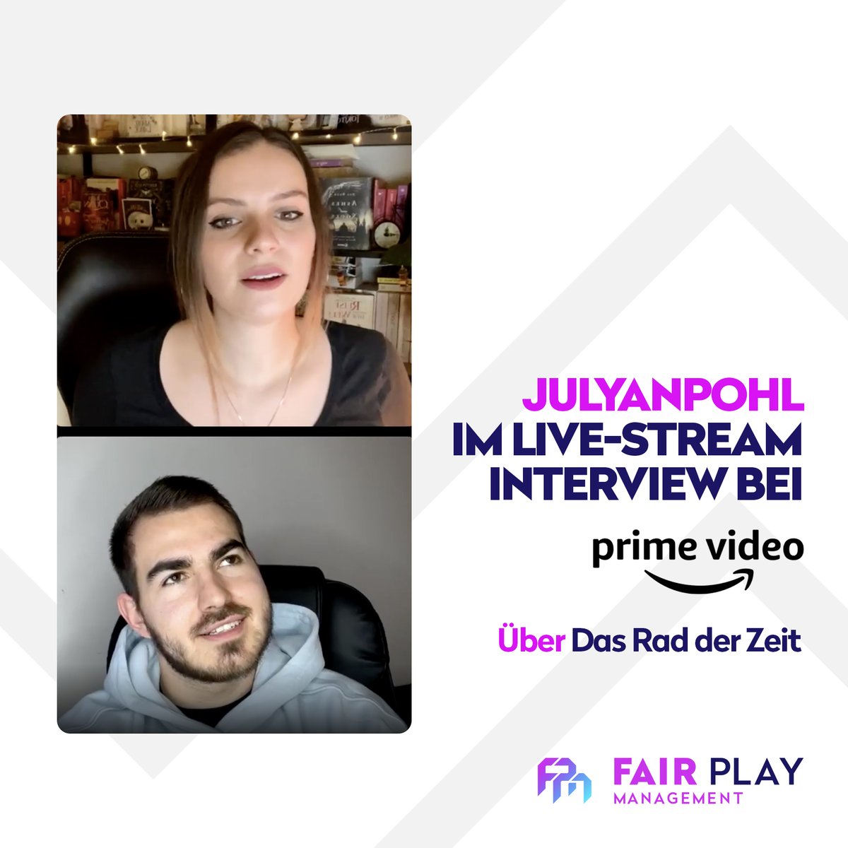 Für alle Serien Fans: Julyan Pohl hat bei einen Live-Stream auf dem Channel von <a href="/PrimeVideoDE/">Prime Video DE</a>  über die erste Staffel von "Das Rad der Zeit" mitgemacht 👏

Habt ihr die Serie schon geschaut?

#series #primevideo #dasradderzeit