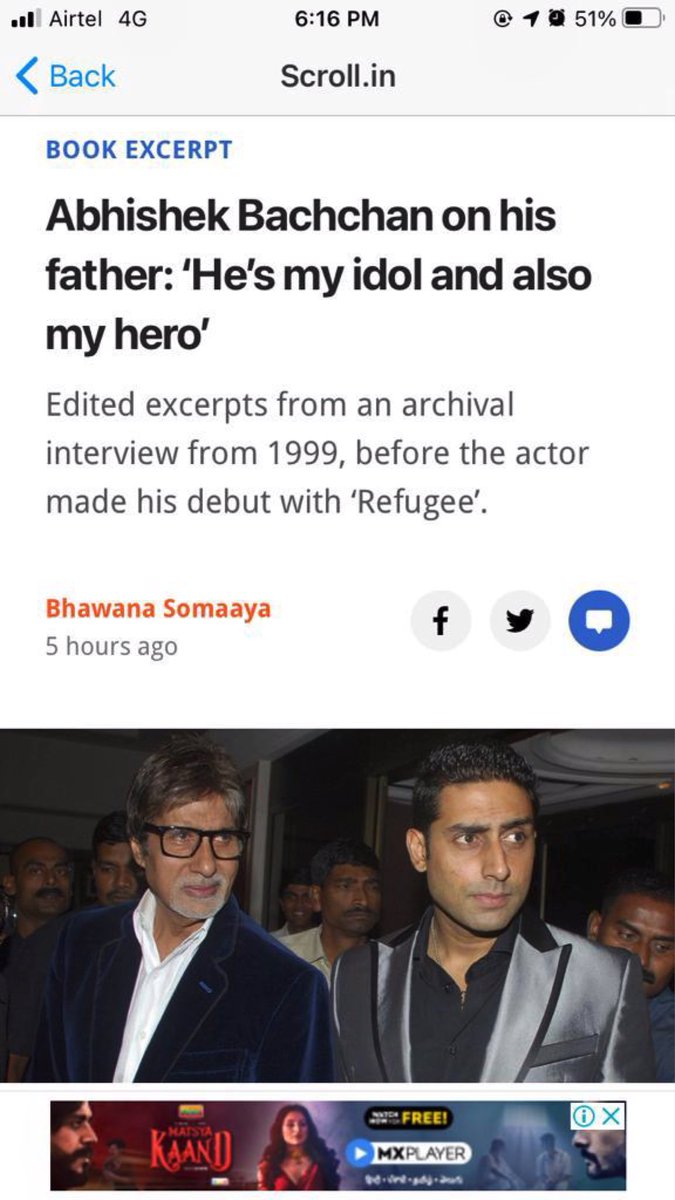 bhawanasomaaya's tweet image. Excerpt from my book #OnCameraOffCamera              scroll.in/reel/1011065/a…  Published by @notionpress.books  you can order the copy on @flipkart /@amazon 👇
amazon.in/dp/1639976337
Amazon.com: amazon.com/dp/1639976337
Amazon.co.uk: amazon.co.uk/dp/1639976337