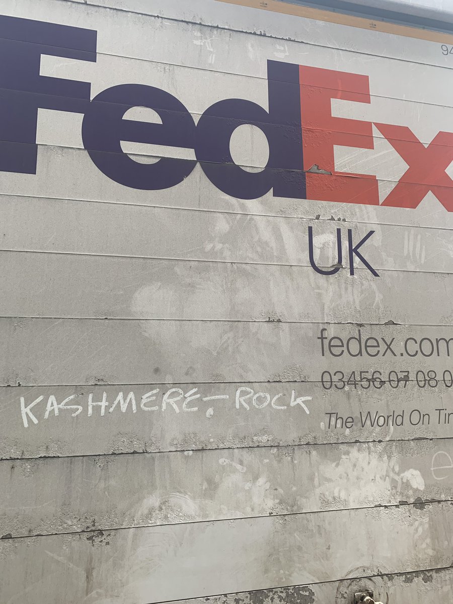 <a href="/Kashmereband/">KASHMERE</a> FedEx know. 😉😎✌️