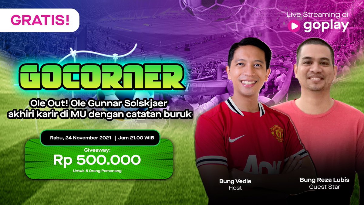EverywhereID's tweet photo. Akhirnya Ole beneran harus say goodbye๐ฅฒ Kira-kira ke depannya MU bakal gimana ya? Yuk, kita bahas bareng-bareng di GoCorner! https://t.co/hJbILG0vzS
#GoCorner #SepakBola #ManchasterUnited #MU https://t.co/gbbUnTiyUt