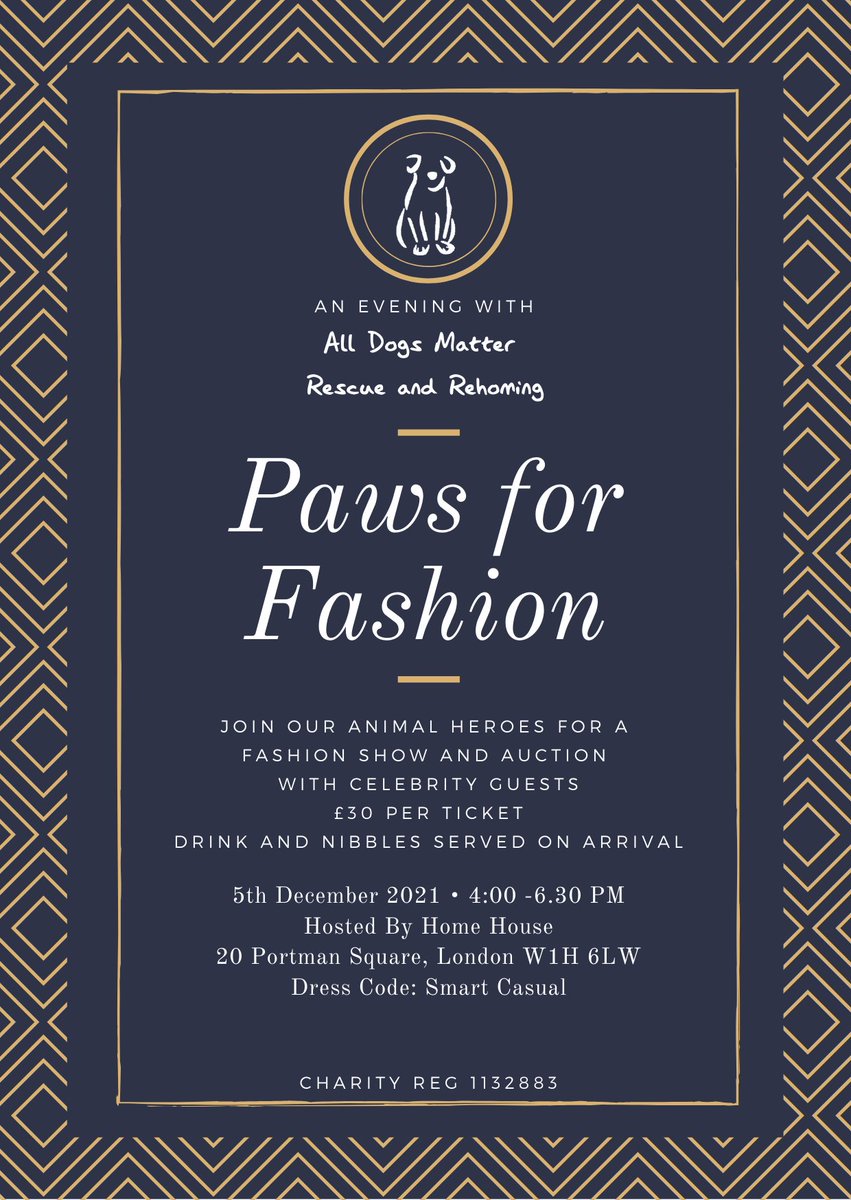 Paws For Fashion Event in aid of All Dogs Matter - mailchi.mp/f97319fe52e3/w…